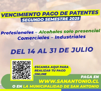 Municipio informa sobre proceso de pago de patente comercial, industrial, profesional y de alcoholes del primer semestre 2025