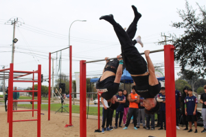 Jóvenes atletas sanantoninos se lucieron en competencia de calistenia