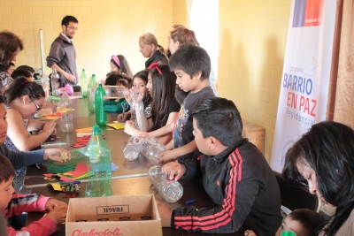 Programa Barrio en Paz del Municipio de San Antonio lleva entretención durante este verano.