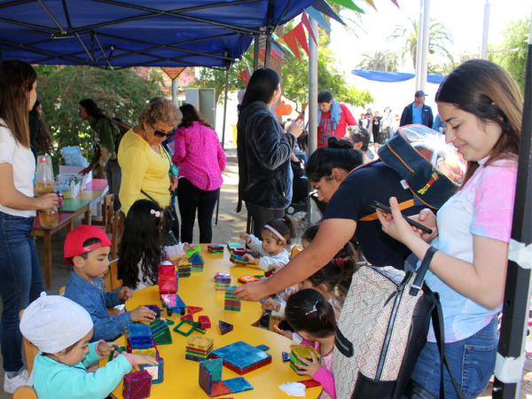 FestiCrin reunió a las familias sanantoninas en una gran fiesta en la Plaza de Llolleo