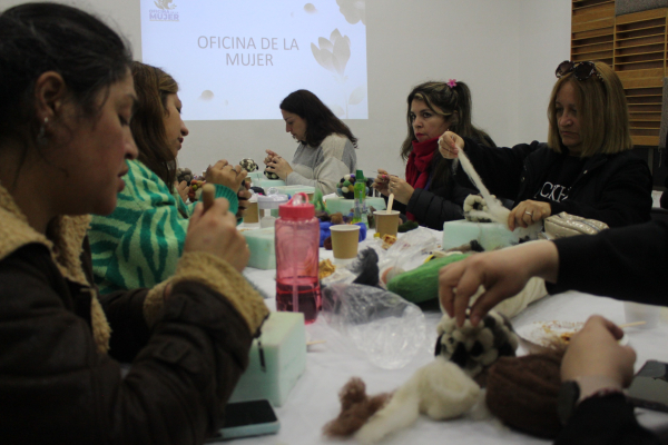 Mujeres de San Antonio culminan ciclo de talleres de vellón con certificación