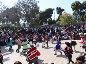 Gran convocatoria tuvo el Concurso de Cueca Escolar en la plaza de Llolleo