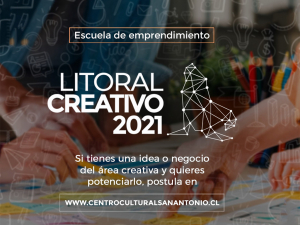 Centro Cultural abre nueva versión de escuela de emprendimiento Litoral Creativo