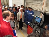 Subsecretario de Educaci&oacute;n Fernando Rojas visita obras de reconstrucci&oacute;n del Liceo Juan Dante Parraguez