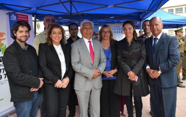 En plaza de Barranca se desarroll&oacute; la  Feria de Seguridad Ciudadana