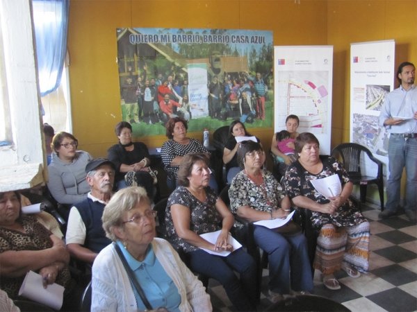 Vecinos de Casa Azul en Llolleo Alto escoger&aacute;n en conjunto el dise&ntilde;o de sus espacios p&uacute;blicos