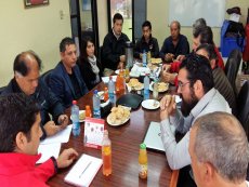 Equipo de DIDECO se coordina con Coca Cola Andina para desfile navide&ntilde;o