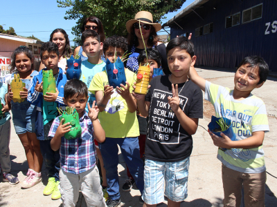 Ni&ntilde;os disfrutaron de una ma&ntilde;ana creativa y de reciclaje en la Escuela Padre Andr&eacute; Coindre