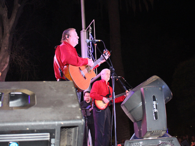 Hermanos Zabaleta y Luz Eliana sacaron suspiros al p&uacute;blico sanantonino