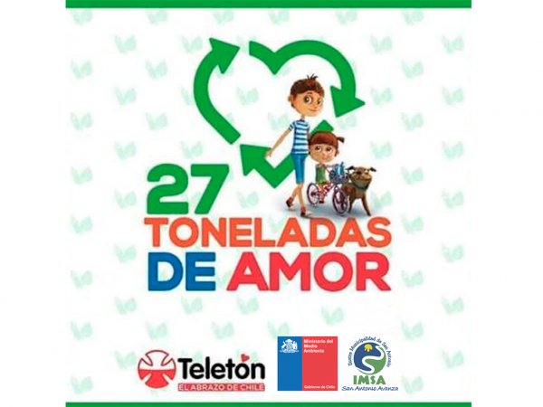 San Antonio se sumar&aacute; a campa&ntilde;a &ldquo;27 Toneladas de Amor&rdquo; para ayudar a los ni&ntilde;os de la Telet&oacute;n