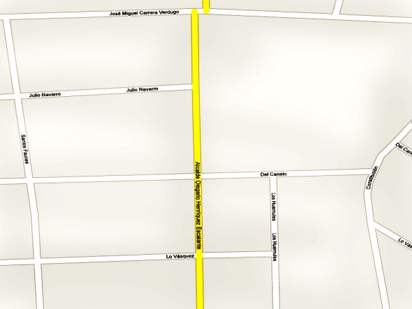 Lunes a  Jueves, cierran la calle O.Heriquez con J.M.Carrera en LloLleo